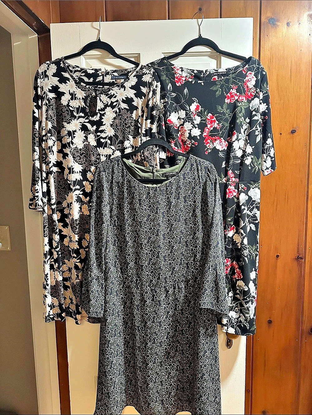 Bundle of THREE DRESSES: Tommy Hilfiger and Banana Republic